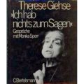 Sperr, Giehse 1986 – Therese Giehse Ich hab nichts