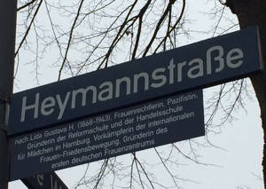 Heymannstraße in Hamburg. Foto von Zoe Niederhauser
